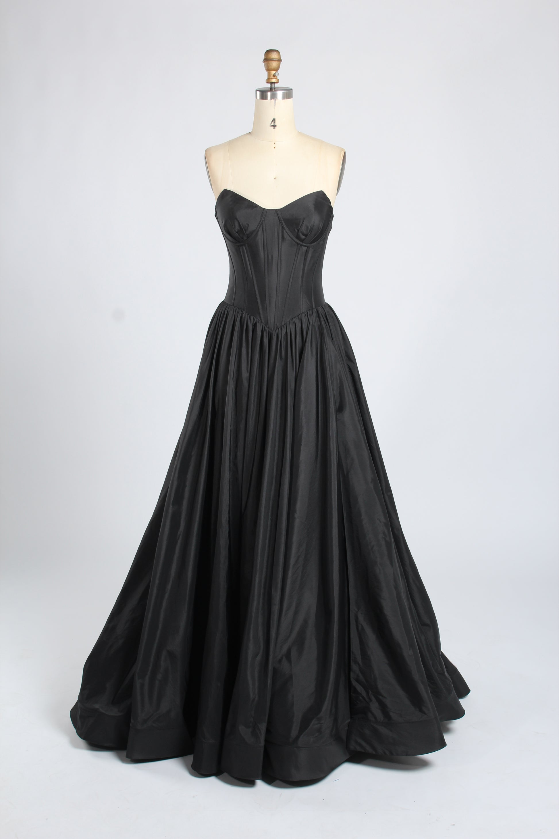 Wholesale Royal Blue Satin Strapless Ball Gown kt1417b