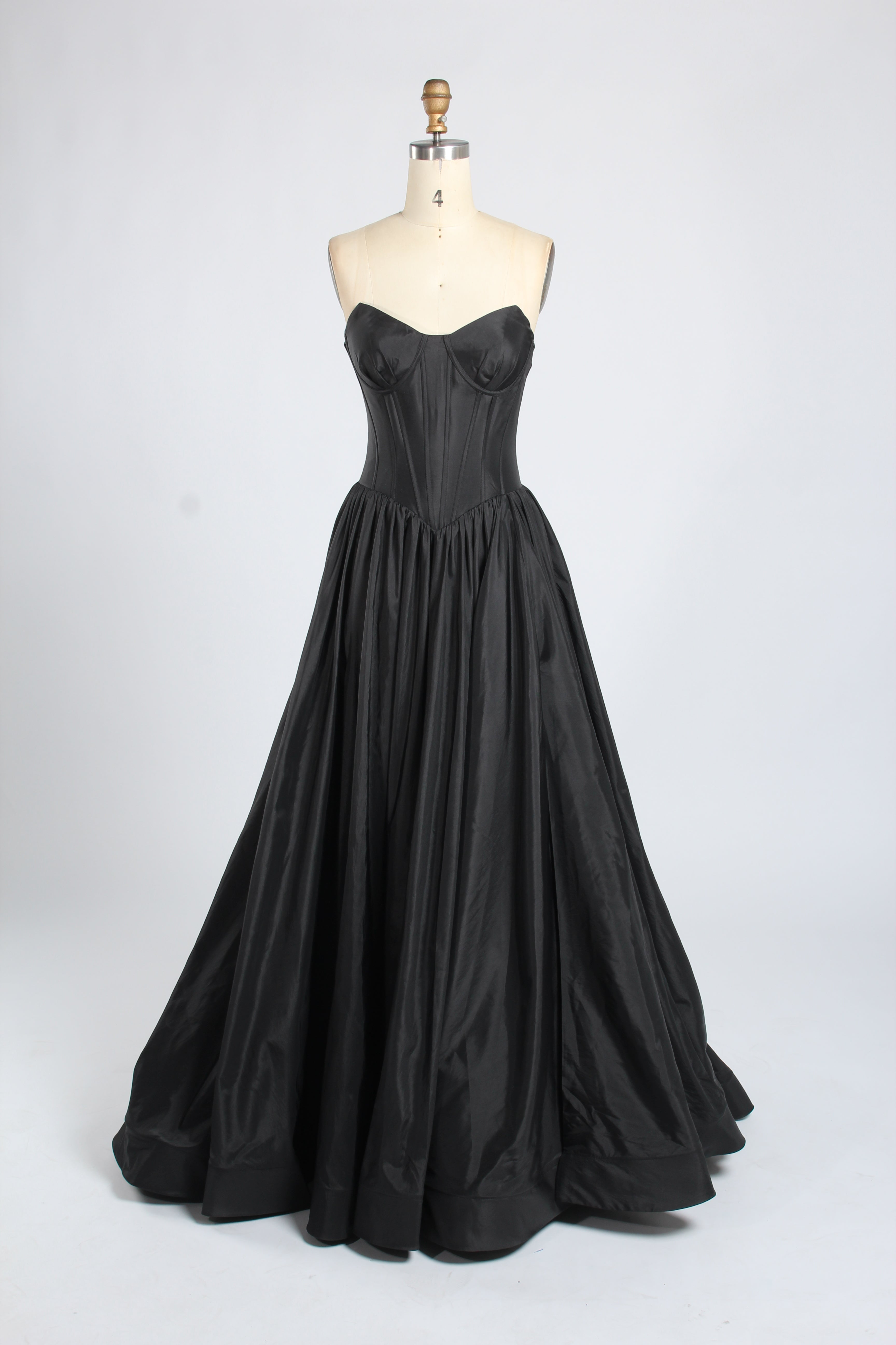 Wholesale Royal Blue Satin Strapless Ball Gown kt1417b