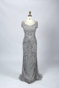 Modern Mermaid Mother of the Bride Dress with Cap Sleeves MC058