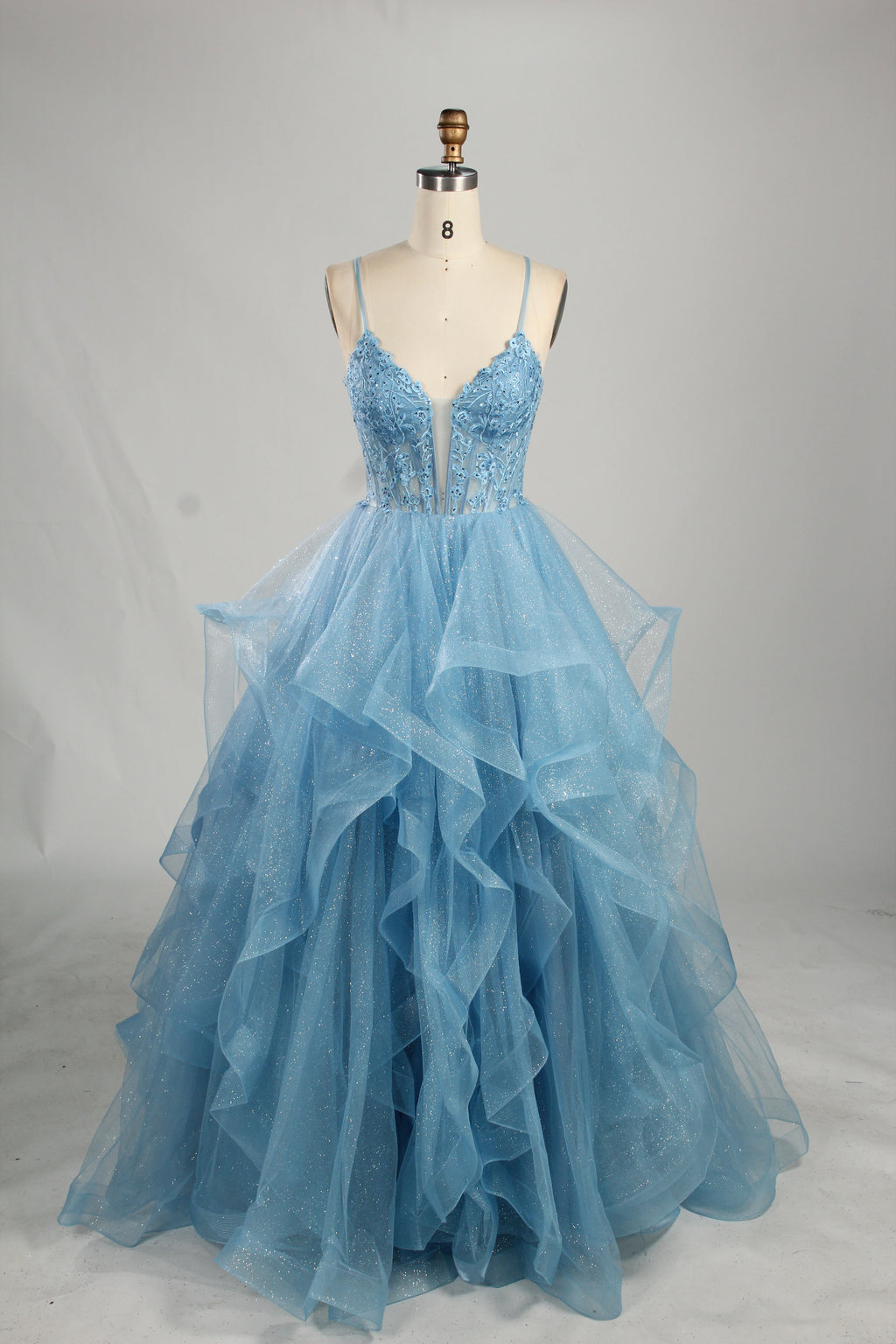 Wholesale elegance Beaded Tulle Prom Dress  33278