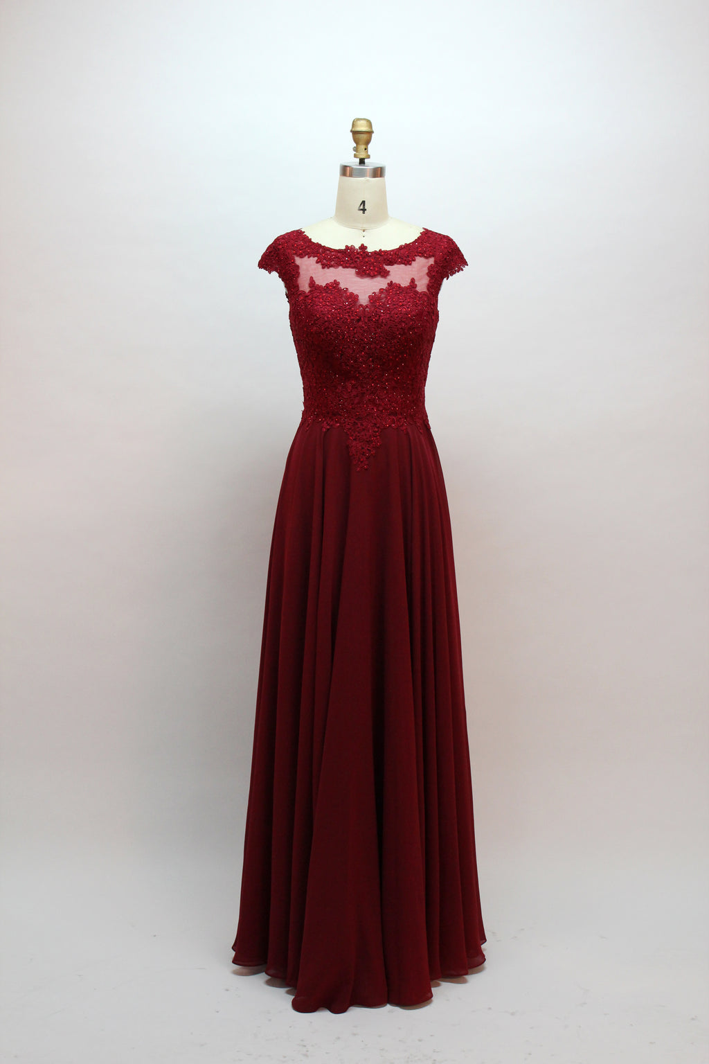 Wholesale Pink Lace Mother Dress with Short Sleeves 32456B