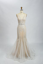 Wholesale Beaded Mermaid Wedding Dress – Tulle Bridal Gown kt1335