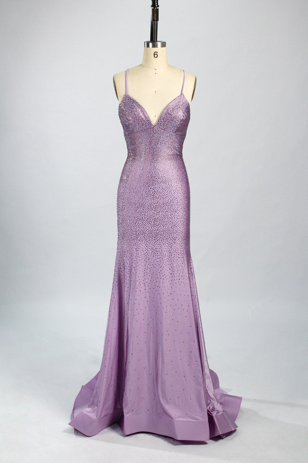 Glamorous Wholesale Sequin-Embellished Mermaid Prom Dress 32858