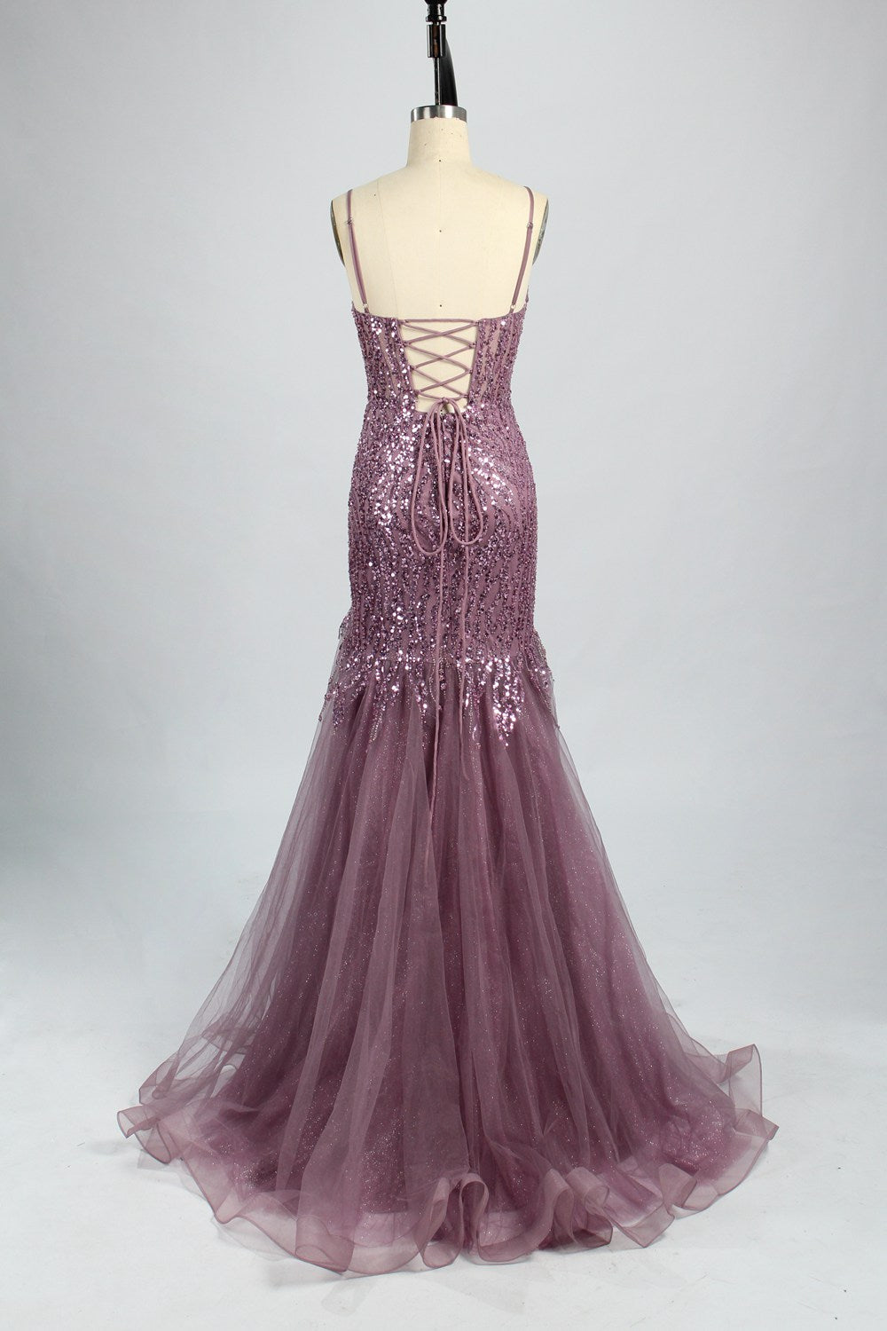Wholesale Alluring Blue Sequin - Embellished Mermaid Prom Dress 33032