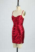 Wholesale Glamorous Satin Short Prom Dress Elegance 32780S