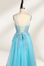Supplier Strappy Lace-Embroidered Tulle Ballgown KT1372
