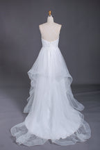Timeless Elegance Wholesale Lace and Pearl Wedding Gown 3294