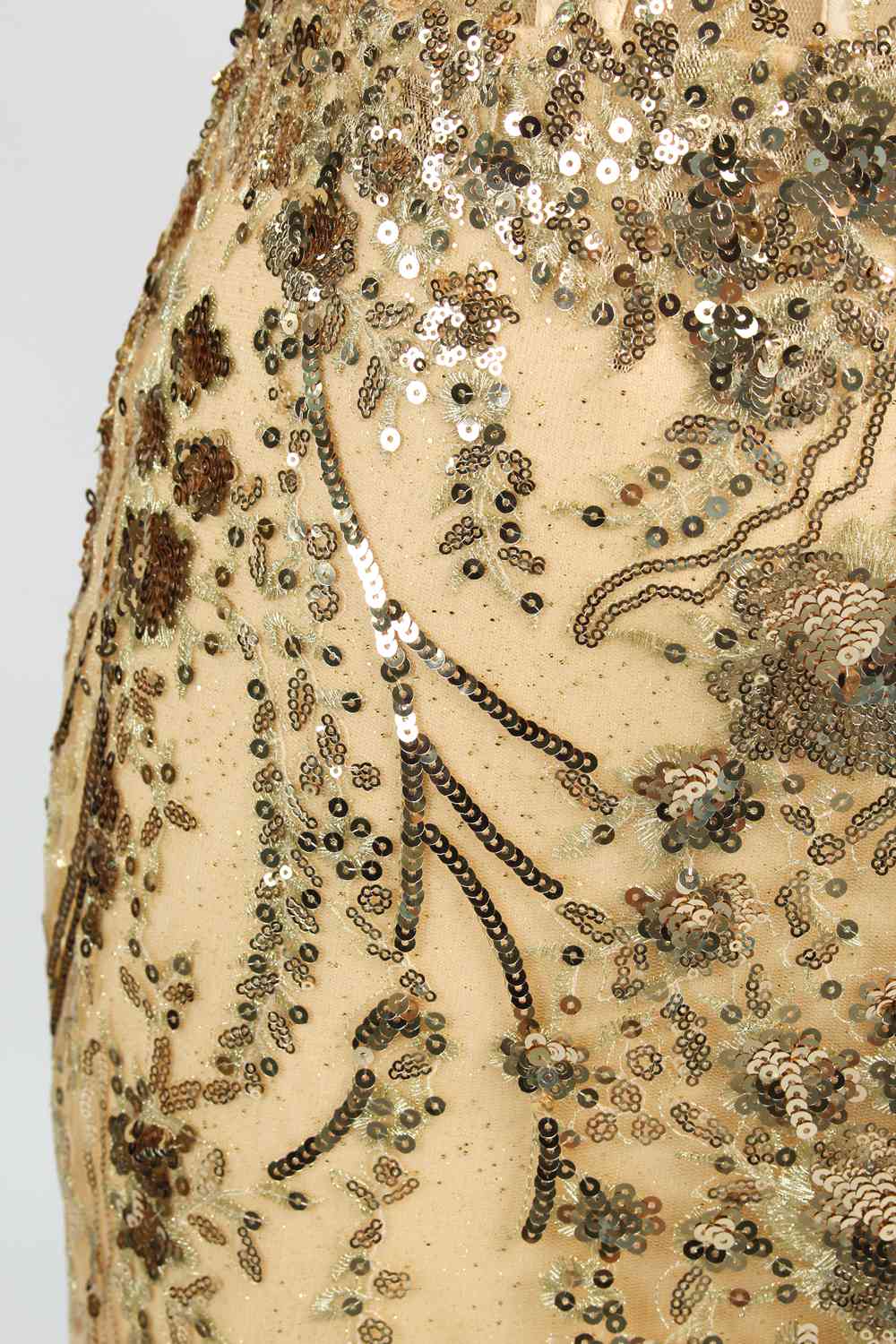 Glamorous Wholesale Gold Sequin Mermaid Prom Dress 33069
