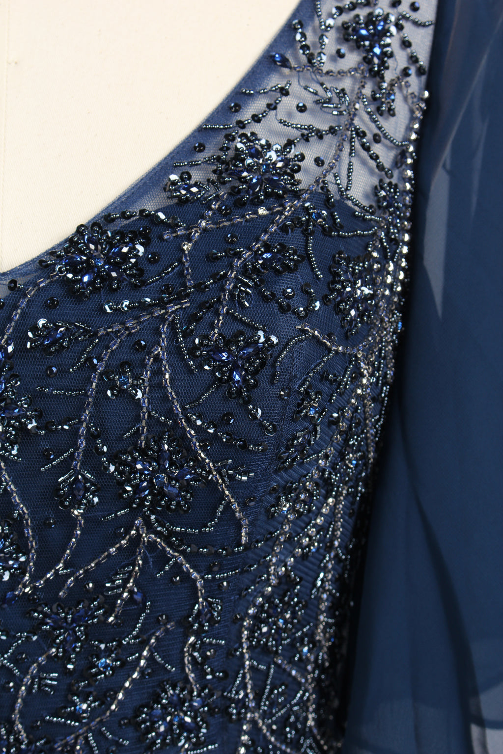 Wholesale Olive Green Lace - Embellished Flutter - Sleeve Prom Dress 32778