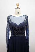Wholesale Beaded Mother of Bride Dress with Long Sleeves 32540B