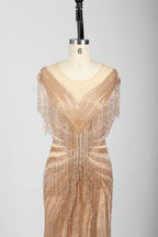 Refined Mermaid Mother of the Bride Dress with Short Sleeves MC080