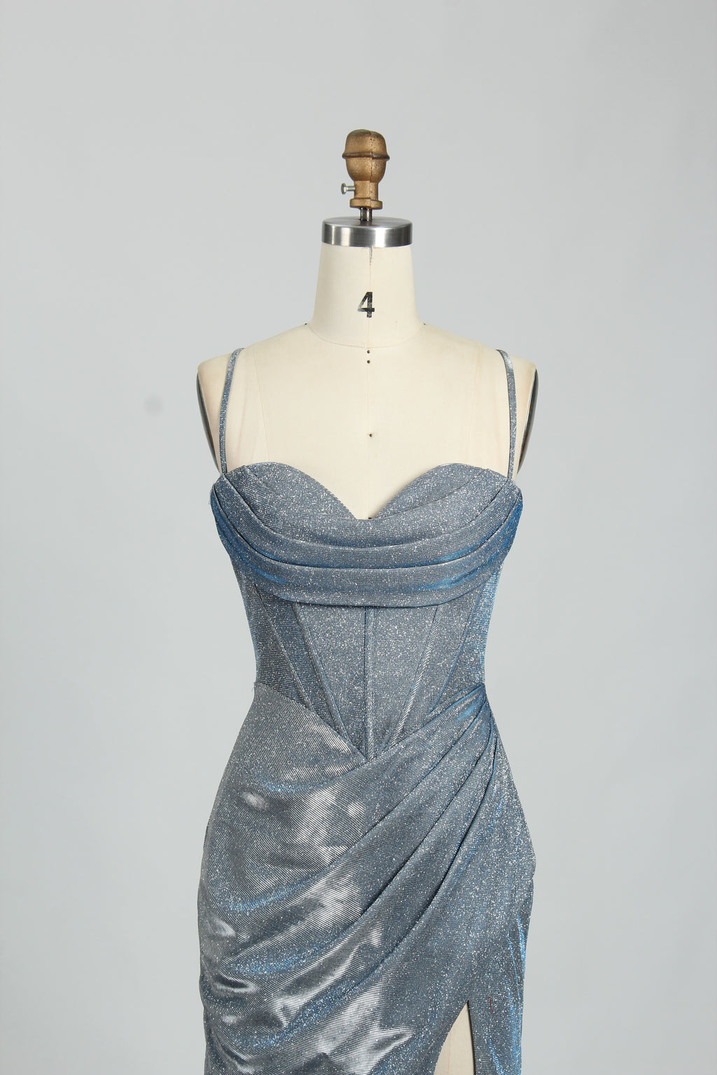 Wholesale Sparkly Strappy Evening Gown D - 099