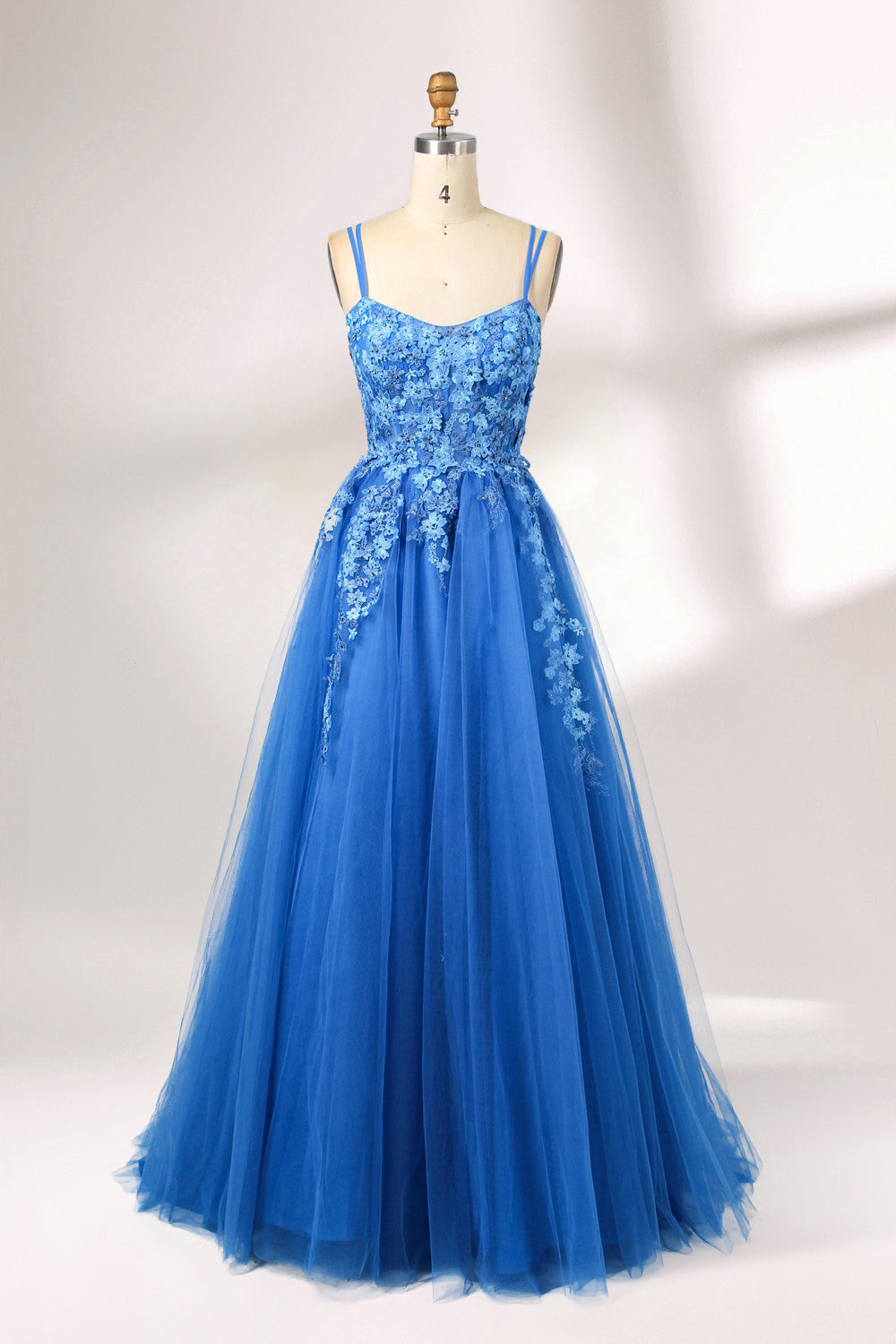 Supplier Ethereal Floral-Lace Tulle Ballgown KT1380