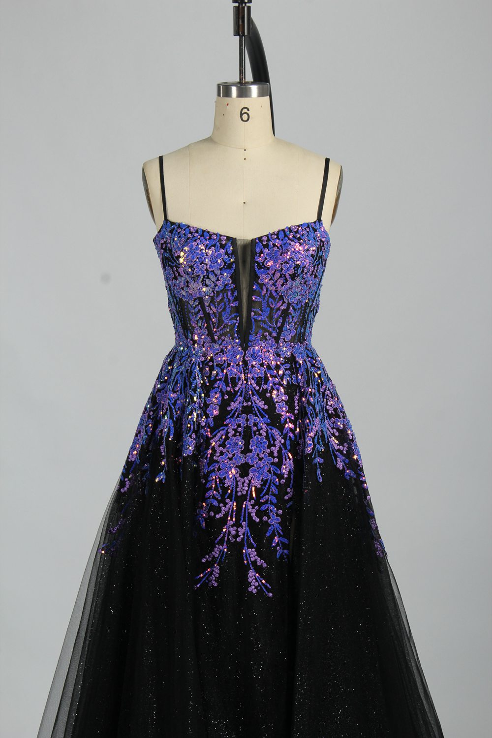 Wholesale Exquisite Sequin-Embroidered Ball Gown 33007