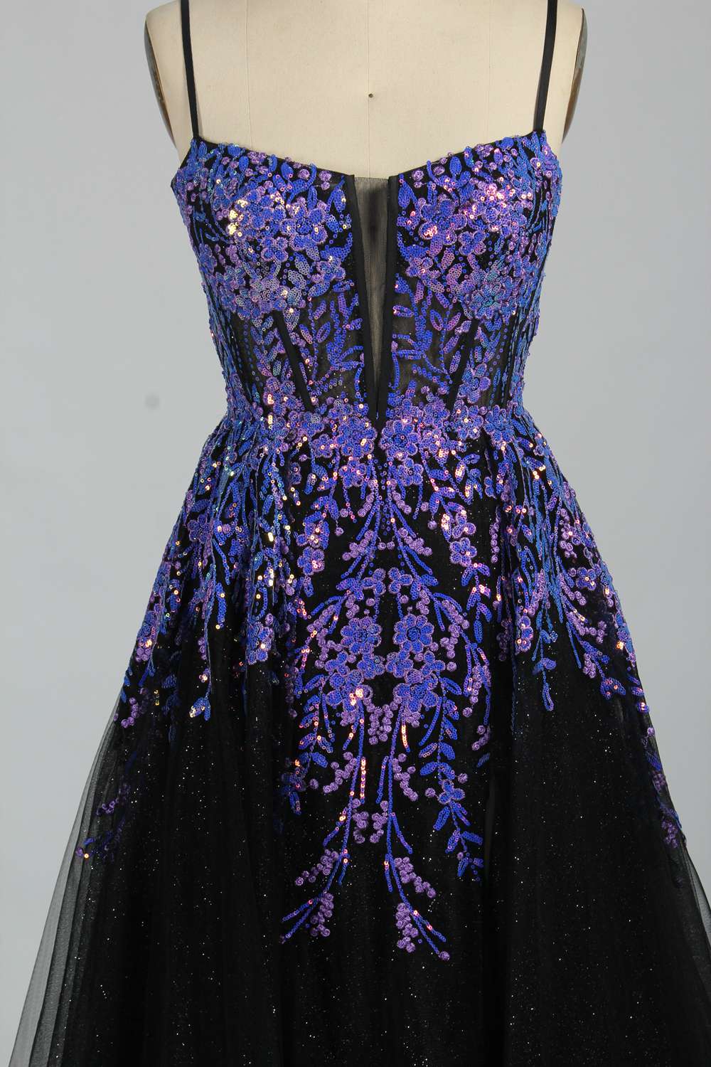 Wholesale Exquisite Sequin-Embroidered Ball Gown 33007