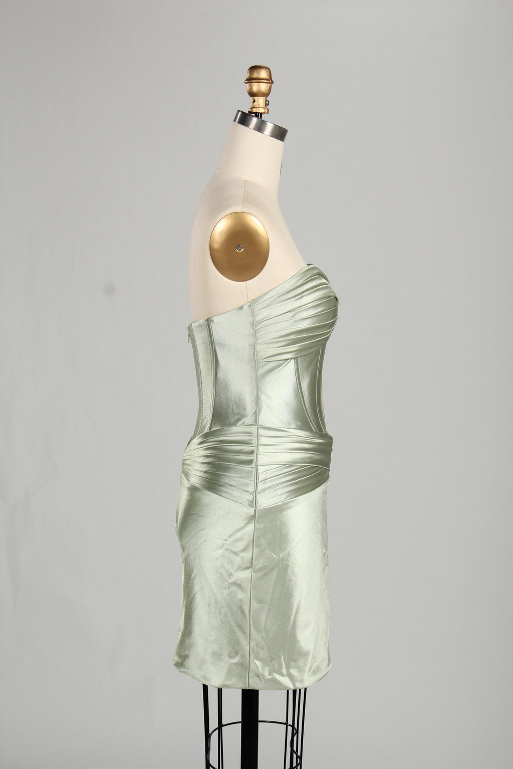 Supplier Satin Strapless Cut Out Homecoming Dress D - 126S