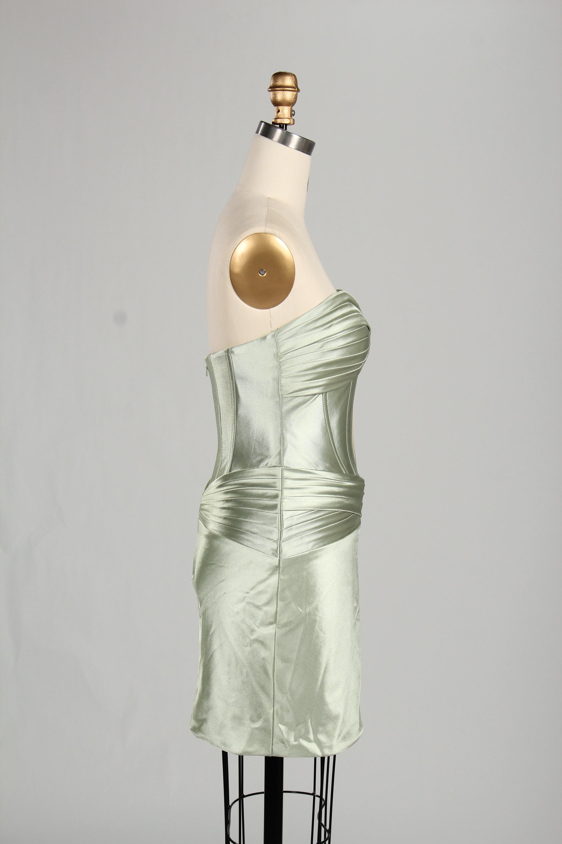 Supplier Satin Strapless Cut Out Homecoming Dress D - 126S