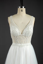 Suppliers V-Neck Lace and Satin Mermaid Wedding Dress KT1302