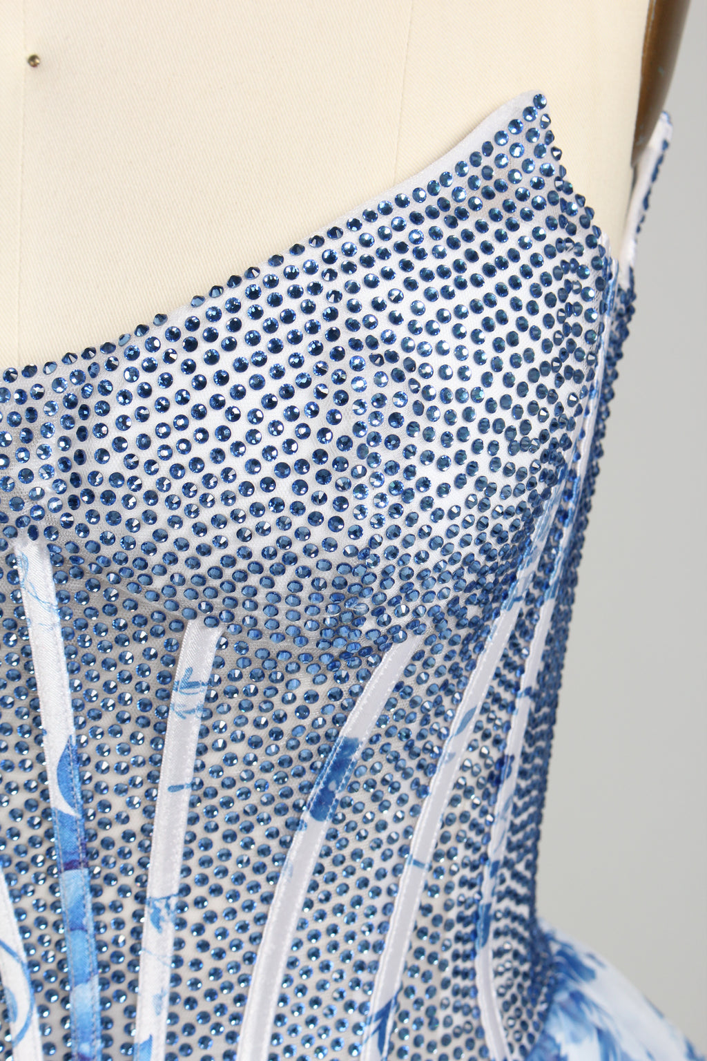 Supplier Corset Top Floral Tiered Homecoming Dress 33224 - DD