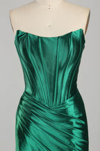 Supplier Satin Strapless Corset Homecoming & Cocktail Dress D - 116SB