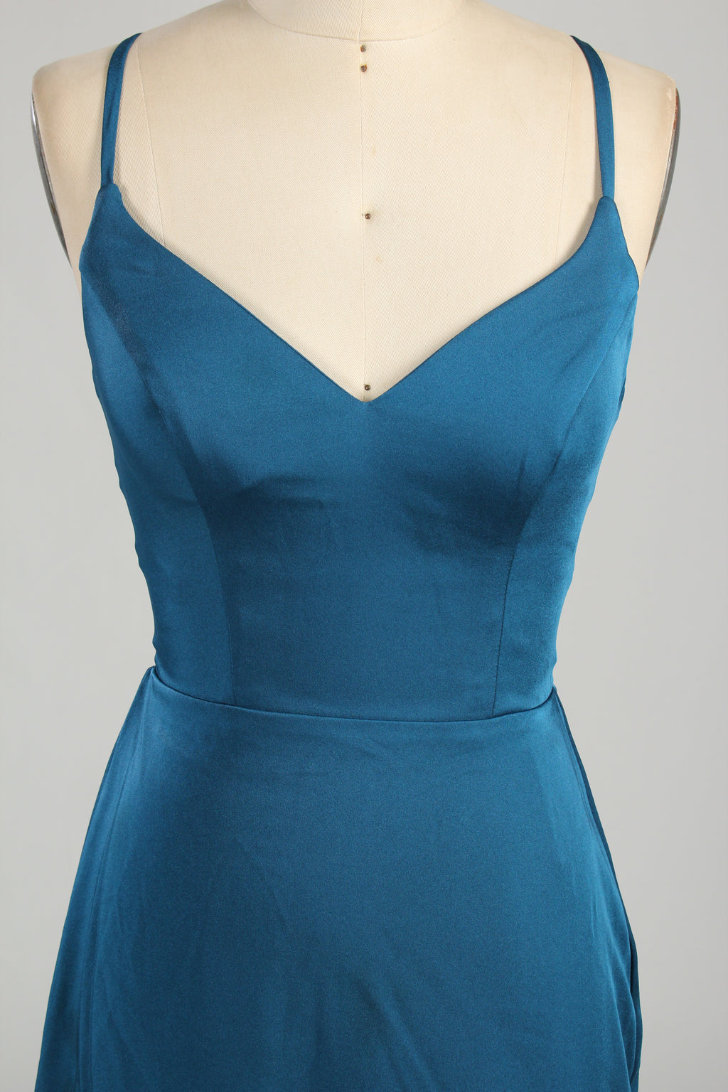 Manufacturer Satin Strappy Back Cocktail Dress QT011S