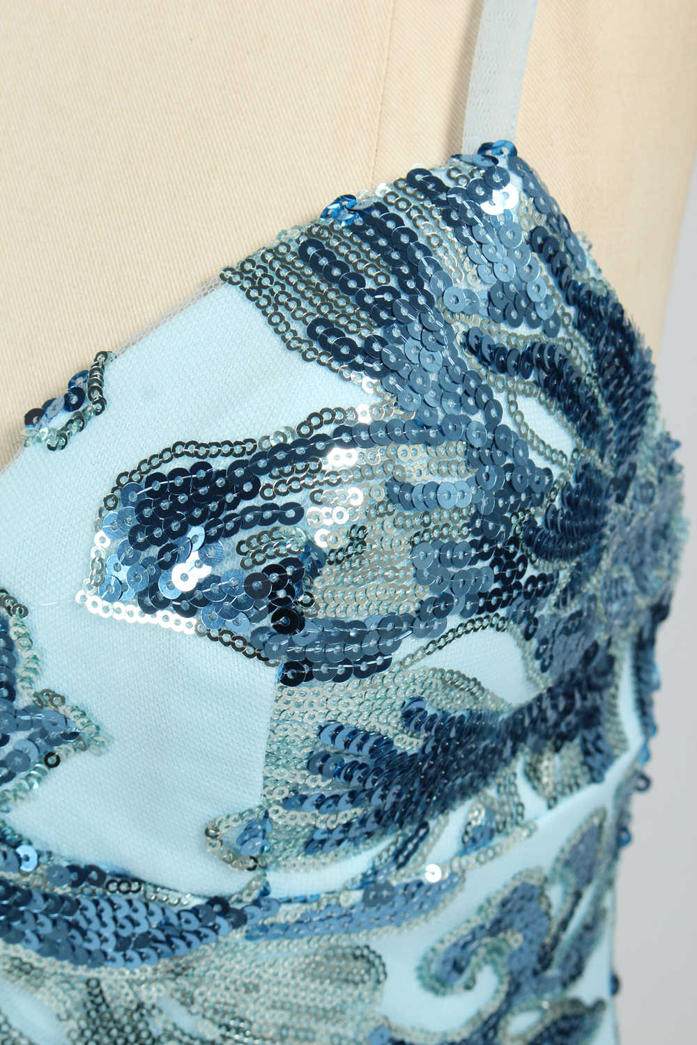 Wholesale Elegant sequined Mermaid prom dress d-128