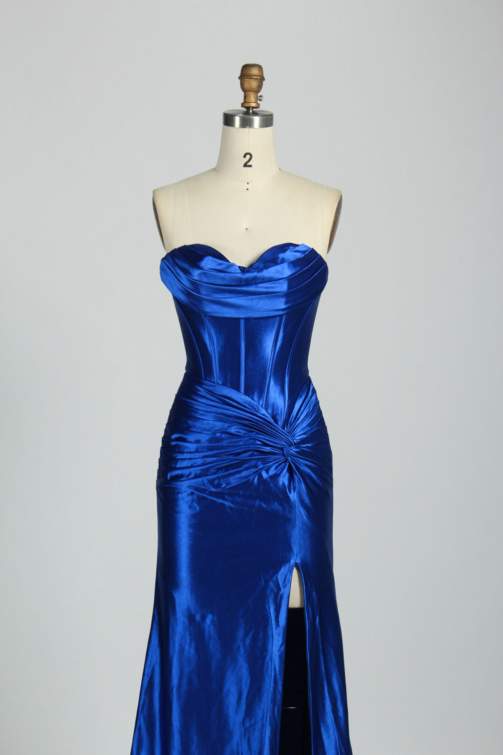 Wholesale Timeless  Elegance Strapless satin Prom Dress d-129