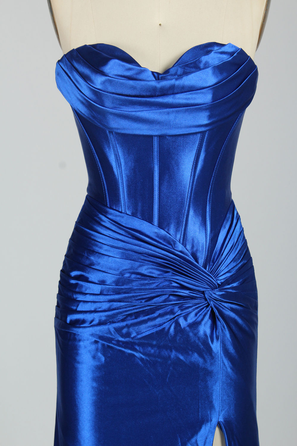 Wholesale Timeless  Elegance Strapless satin Prom Dress d-129