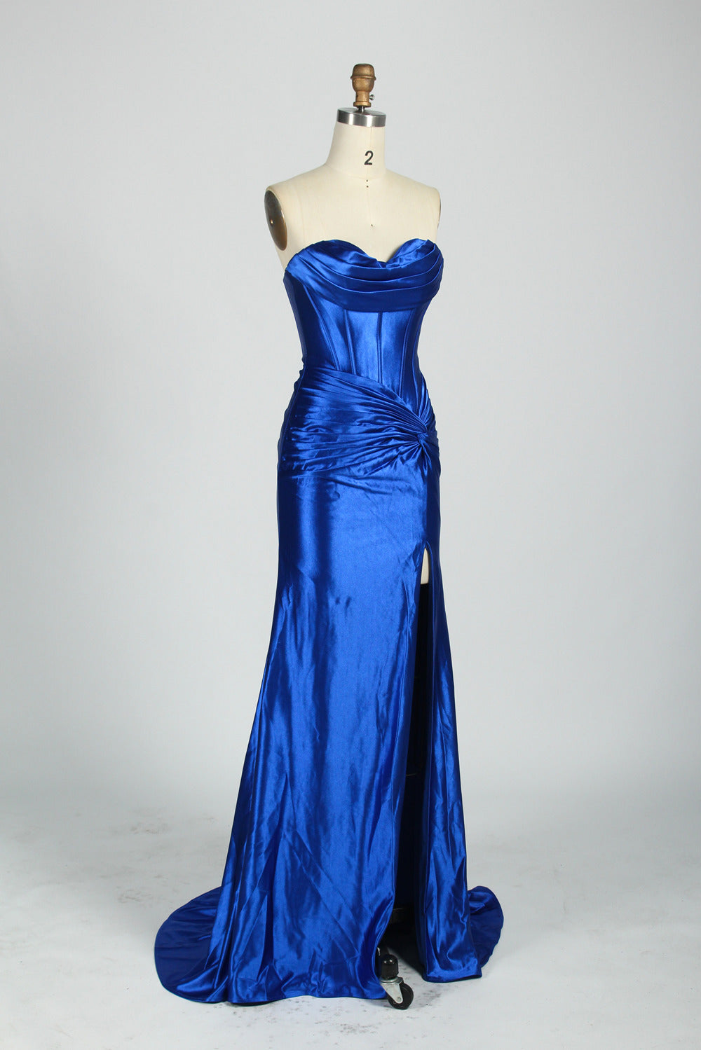 Wholesale Timeless  Elegance Strapless satin Prom Dress d-129