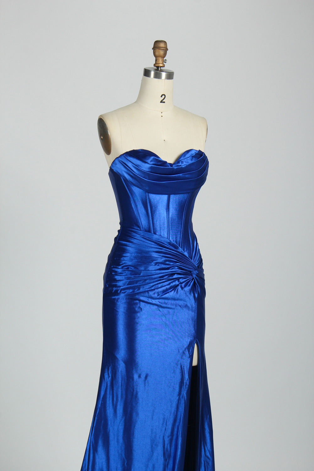 Wholesale Timeless  Elegance Strapless satin Prom Dress d-129
