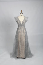 Timeless A-Line Mother of the Bride Dress with Cap Sleeves MC065