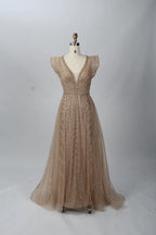 Timeless A-Line Mother of the Bride Dress with Cap Sleeves MC065