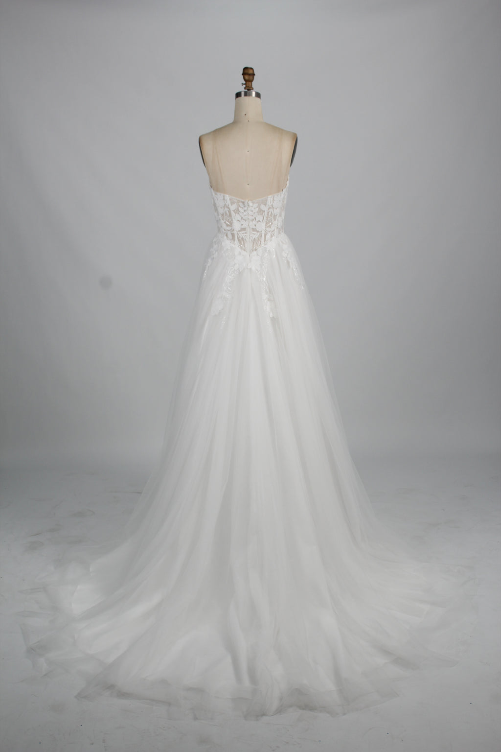 Tulle Bride Dresses with Bead Embellishments 3321