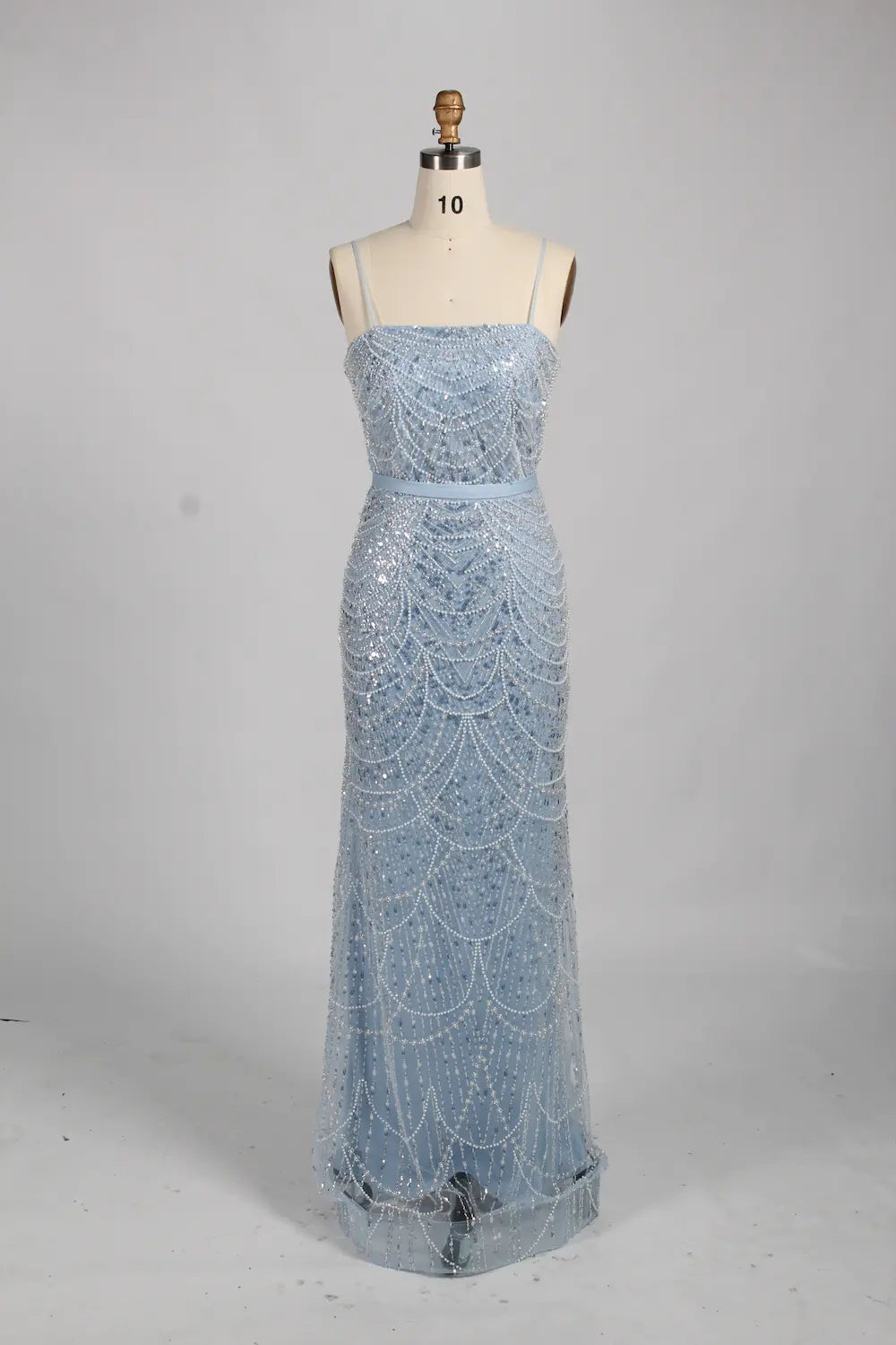 Beaded Fit and Flare Mother of the Bride Dress with Detachable Cape KY025