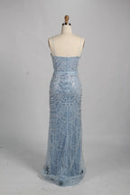 Beaded Fit and Flare Mother of the Bride Dress with Detachable Cape KY025