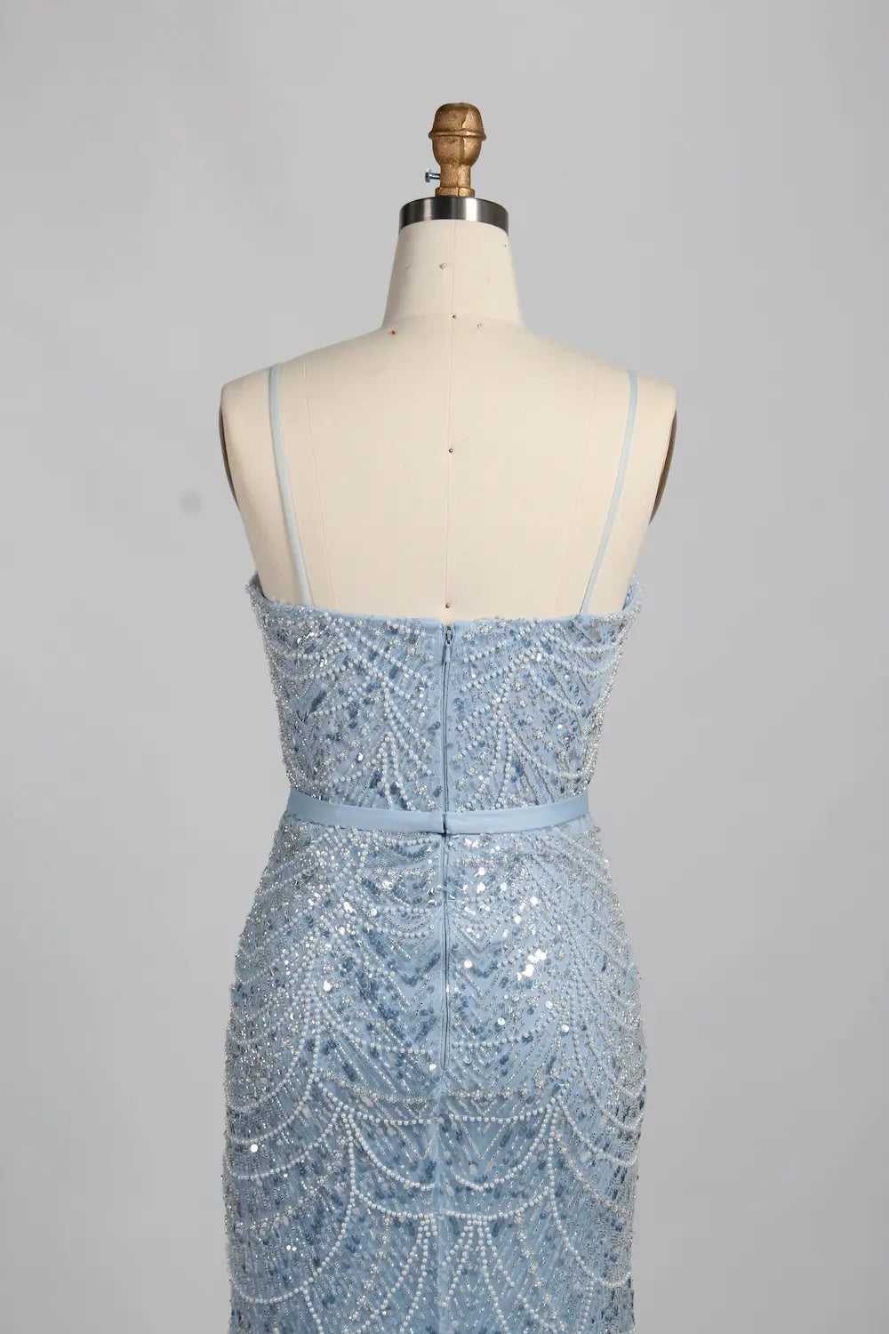 Beaded Fit and Flare Mother of the Bride Dress with Detachable Cape KY025