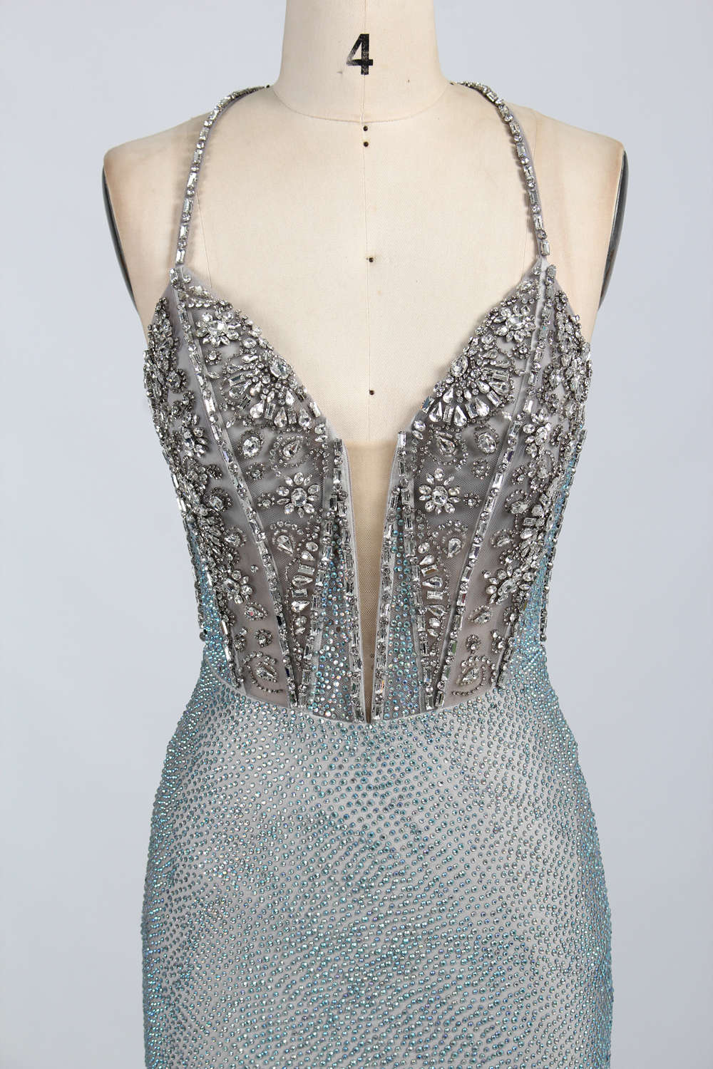 Wholesale Glamorous Hand-Beaded and Rhinestone short prom Dress kt1384