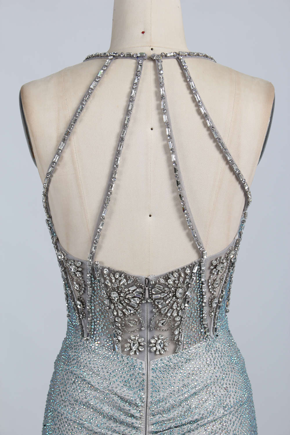 Hand-Beaded Perfection: Exquisite Short Prom Dress - Wholesale KT1384