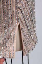 Hand-Beaded Perfection: Exquisite Short Prom Dress - Wholesale KT1385