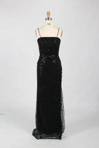 Beaded Fit and Flare Mother of the Bride Dress with Detachable Cape KY025