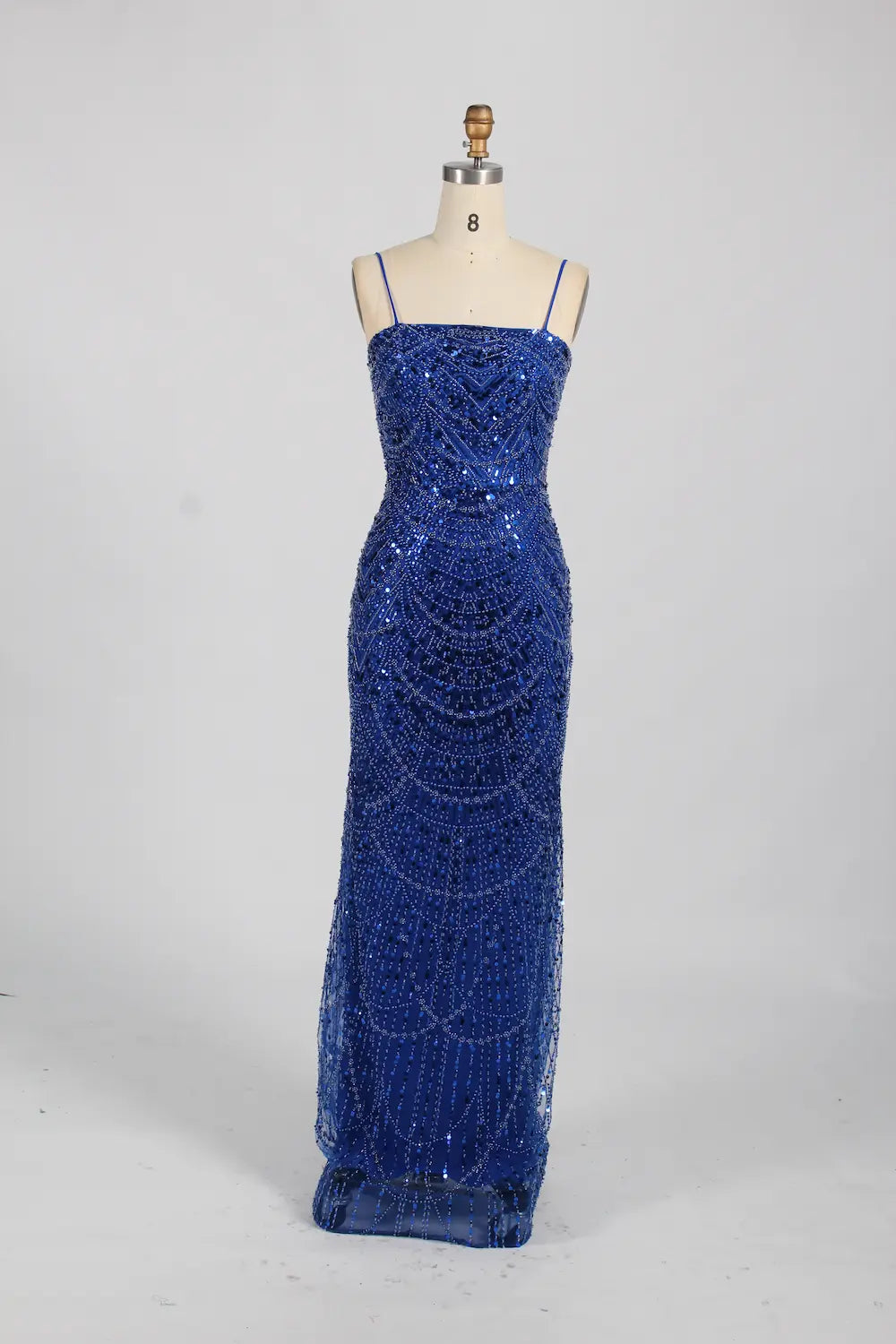 Beaded Fit and Flare Mother of the Bride Dress with Detachable Cape KY025