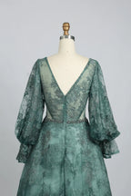 Timeless A-Line Mother of the Bride Dress with Long Sleeves KS003