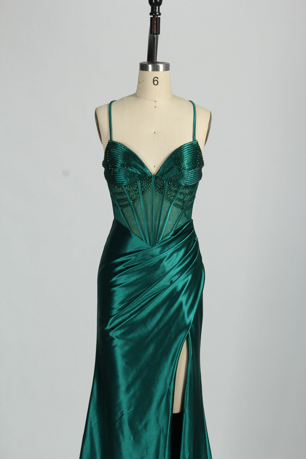 Wholesale Wxquisite Embellished Strappy Prom Dress d-133