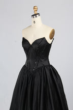 Wholesale Black Strapless Sequin Ball Gown Prom Dress KT1496