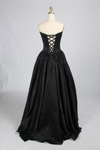 Wholesale Black Strapless Sequin Ball Gown Prom Dress KT1496