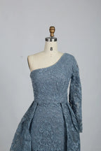 Timeless A-Line Mother of the Bride Dress with One Sleeve MK096