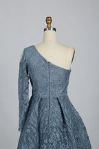 Timeless A-Line Mother of the Bride Dress with One Sleeve MK096