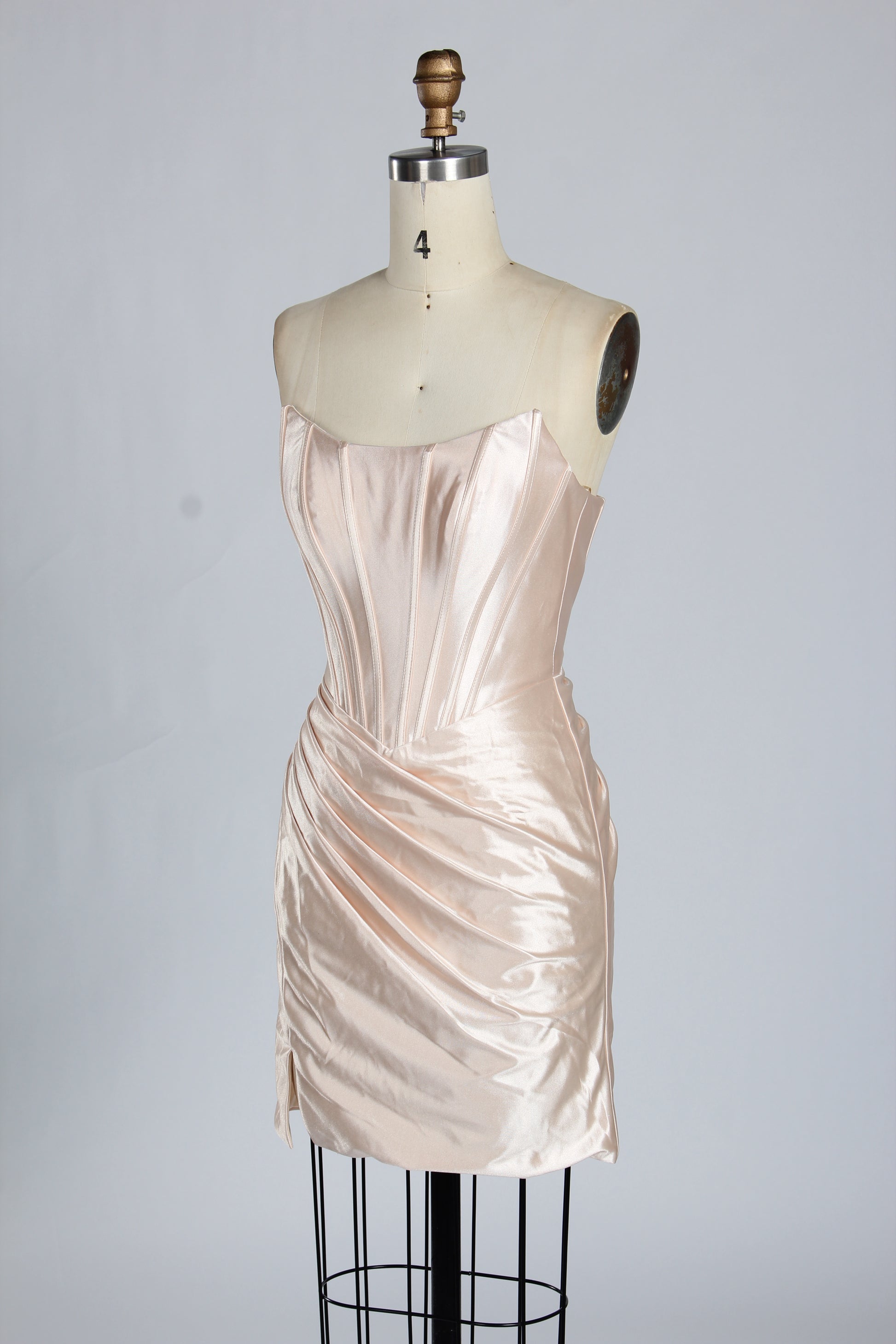 Supplier Satin Strapless Corset Homecoming & Cocktail Dress D - 116SB