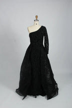 Timeless A-Line Mother of the Bride Dress with One Sleeve MK096