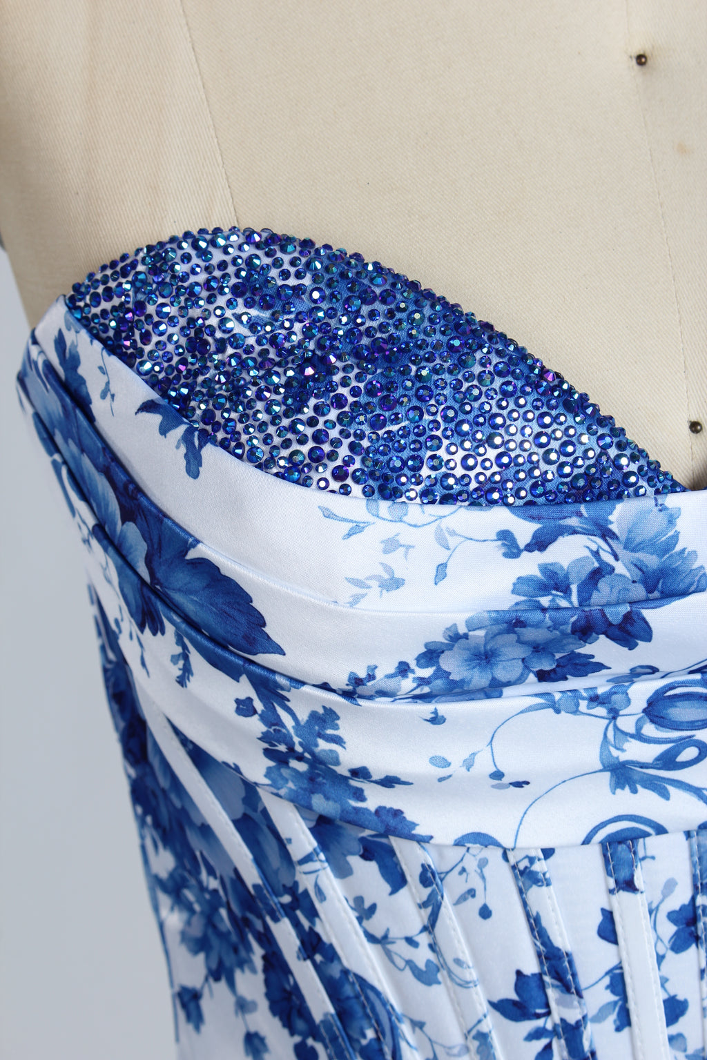 Wholesale Strapless Floral Corset Homecoming Dress 33223S